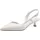 TAMARIS Damen Sling Pump mit Stilettoabsatz, weiß, 39 EU