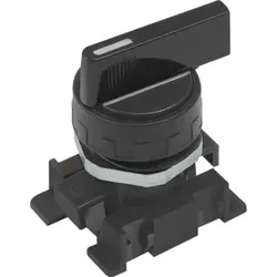 Riegler Langer Drehhebel, schwarz, 3 Stellungen, monostabil