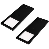 Kalb Material Für Möbel LED Unterbauleuchte 2er Set schwarz