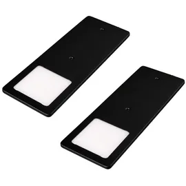 Kalb Material Für Möbel LED Unterbauleuchte 2er Set schwarz