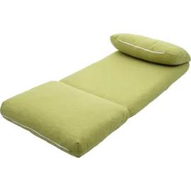 Mendler Schlafcouch Stoff 2-Sitzer Grün