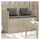 vidaXL Gartenbank 120 x 60 x 85 cm Hellgrau