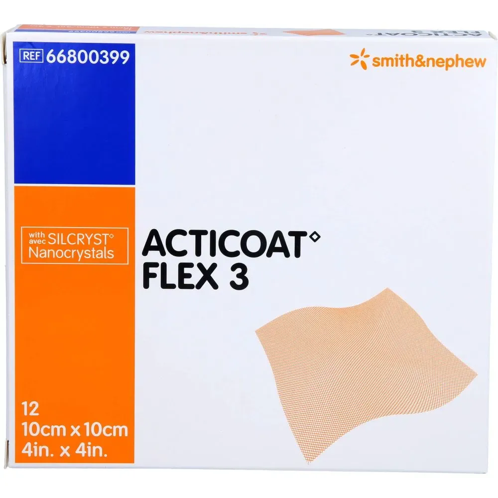 ACTICOAT Flex 3 10x10 cm Verband 12 St