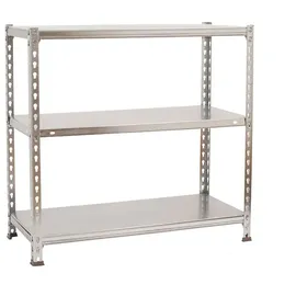 simonclick Ecoclick Metallregal 900 x 800 x 500 cm Silber