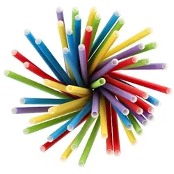 PAPSTAR 6750 Shake-Halme, Papier Ø 8 mm · 25 cm farbig sortiert