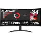 LG 34WR50QK-B 86,4cm (34") 21:9 VA UWQHD Curved Monitor HDMI/DP 100Hz 5ms