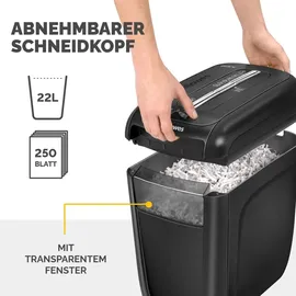 Fellowes Powershred 60Cs Partikelschnitt schwarz