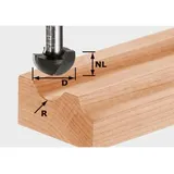 Festool Hohlkehlfräser HW S8 R9,7 19,4 mm