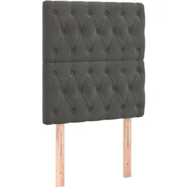 vidaXL Boxspringbett 100 x 200 cm Grau