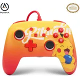 PowerA 1522784-01 Gaming-Controller Orange Rot USB Gamepad Analog Nintendo Switch Oran Berry Pikachu Nintendo Gaming Controller für Neu OVP