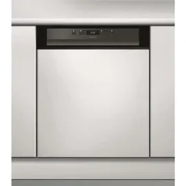 Whirlpool WBC3C26B Einbau-Geschirrspüler (teilintegrierbar, 600 mm breit, Schwarz)