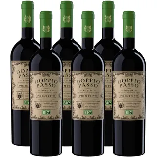 Doppio Passo Primitivo BIO, Rotwein Italien (6 x 0,75l)