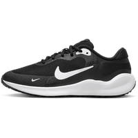 Nike Revolution 7 (GS) Sneaker, Black White White, 33