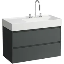 Laufen LANI für Kartell Waschtischunterbau, 2 Schubladen, 880x450x515mm, zu H810339, H4039621122661,