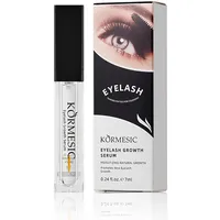 Wimpernwurzeln & Augenbrauenserum, 7ml Wimpernserum, NäHrt die, Wimpernbooster, Lash Serum, Augenbrauenverstärker & Wimpernwachstumsserum Für Stärkere, Dickeres, Längeres-Schwarz