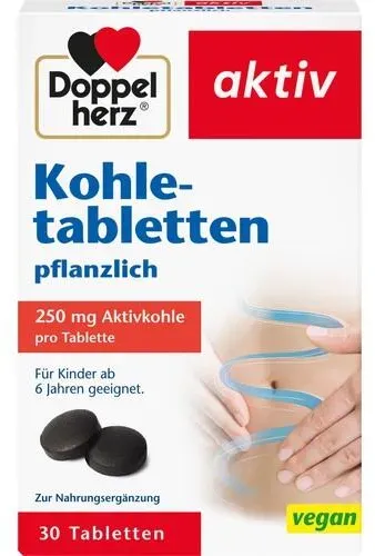 DOPPELHERZ Kohletabletten 30 St
