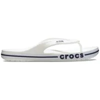 Crocs Unisex's Bayaband Flip Flop,White/Navy,41/42 EU