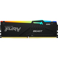 Kingston Fury Beast RGB Expo 16GB (2x8GB) 5200MT/s DDR5 CL36 DIMM Desktop Gaming Speicher Kit mit 2 - KF552C36BBEAK2-16