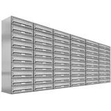 AL Briefkastensysteme AL 60 Fach Edelstahl