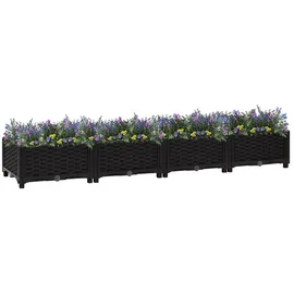 vidaXL Hochbeet 160x40x23 cm Polypropylen
