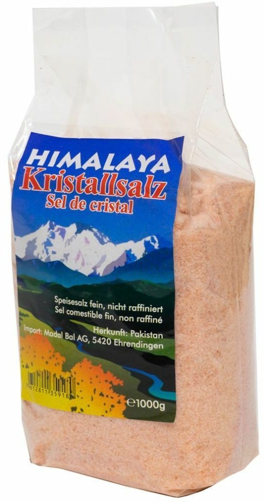 MADAL BAL Sel de cristal d'Himalaya fin moulu 1 kg sel(s)
