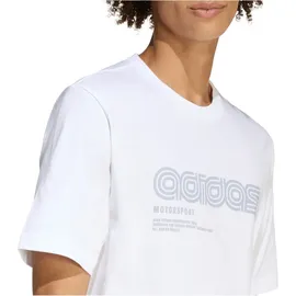 adidas Motorsport Linear Graphic T-Shirt Herren weiß L