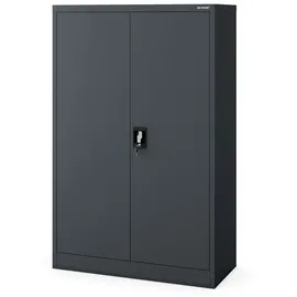 Jan Nowak C001K Aktenschrank 140 cm x 90 cm x 40 cm Grau