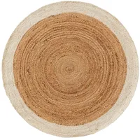 Benuta pure Juteteppich, Jutta ø 115 cm - Moderner
