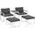 Juskys Festnight Balkon Lounge Sofa Set Bari