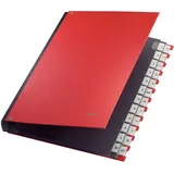 Leitz Pultordner DIN A4 24 Fächer Rot 1 St.