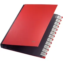 Leitz Pultordner DIN A4 24 Fächer Rot 1 St.