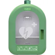 MEDX5 Universal AED-PVC-Innenwandkasten mit akustischem und optischem Alarm, grün DEFI-Wandkasten Innenbereich PVC