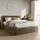 home collective Polsterbett 140x200 cm mit Stauraum und Lattenrost Doppelbett mit hydraulischem Bettkasten Gepolstertes Bett Bed Stauraumbett Stabiler Bettrahmen |... - Bronze