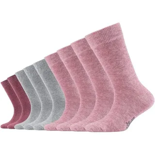 S.Oliver Socken Kinder Strümpfe mit weichem Bund Baumwolle Pflegeleicht langlebig für Jungen und Mädchen 9er Pack essentials in heather rose