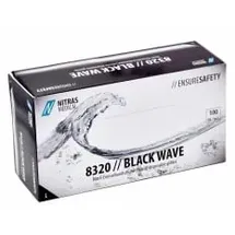 nitras-medical NITRAS Black Wave, Nitril schwarz Gr. L