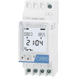 Orbis, Zeitschaltuhr + Smart Plug, Zeitschaltuhr für Hutschiene B