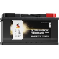 SIGA 12V 100AH Autobatterie Starterbatterie ersetzt 95Ah 90Ah 88Ah Batterie