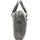 Buckle & Seam Everett Aktentasche Leder 38 cm Laptopfach grau