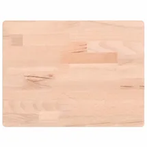 vidaXL Schneidebrett, Schneidebretter mit 4 abgerundeten Ecken, Multifunktional Holzbrett Küchenbrett, Frühstücksbrett Servierbrett, 40x30x4cm Massivholz Buche