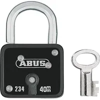 ABUS Vorhängeschloss Serie 234/50 mit SchwenkbügelFarbe:schwarz