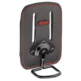 Connex Hammerhalter - Beweglicher Stahlbügel - Mit Gürtelschlitzen - Aus Leder - Robust & Langlebig/Werkzeughalter für den Gürtel/Holster für Hammer/Hammerschlaufe / COX951080