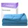 DAILYDREAM Gewichtsdecke für Erwachsene aus 100% Baumwolle, Edition Blau | 7 kg | 155x200cm | Gewichtete Decke | Blau