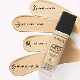 Eveline Cosmetics Wonder Match Flüssige Foundation 30 ml