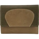 Sunsa Geldbörse unisex Portemonnaie braun