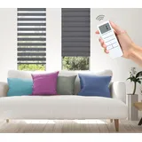 Good Life Elektrisches Rollo Aline - SMART HOME, Good Life, Lichtschutz, ohne Bohren, Klemmfix, mit Fernbedienung grau 50 cm x 150 cm