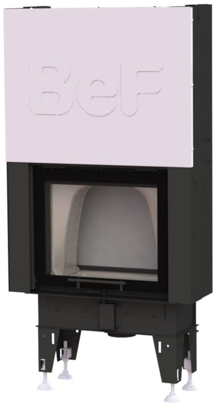 BeF Tunnelkamineinsatz Double Feel V 6 N | 5 kW | Hebe-&Stahltür