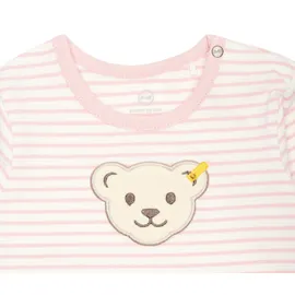 Steiff Strampler in Rosa/Weiß - Gr.: 68