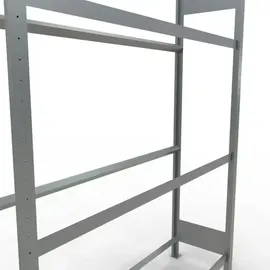 Schulte Reifenregal Stahl 200 x 150 x 40 cm silber 3 Ebenen