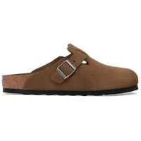 Birkenstock Leder-Clogs "Boston Leve" in Braun - 44