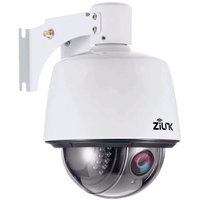ZILNK Edelstahl 5MP Überwachungskamera Aussen WLAN, PTZ IP Kamera Outdoor, Außenkamera Dome, 5X Optischer Zoom, 30m IR-Nachtsicht, Zwei-Wege-Audio, Wasserfest, Bewegungsmelder, SD-Kartenspeicher